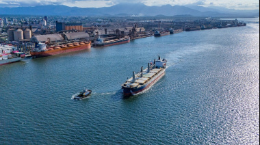 Los puertos brasileños sostuvieron el 95% de las exportaciones en un trimestre con superávit de USD 14.100 millones