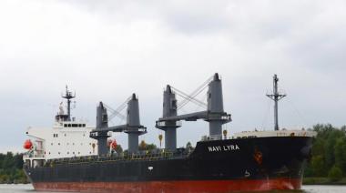 San Pedro recibe un buque para exportar 33.000 toneladas de trigo y espera el inicio de tareas de dragado