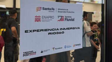 La Terminal Fluvial de Rosario participó de TecnoCiencias Pop 2026 con la experiencia inmersiva Río 360°