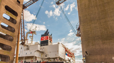Puerto San Nicolás opera tres buques en simultáneo con insumos agroindustriales e industriales