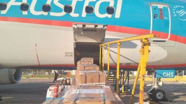 Diagramma SA concretó su primera exportación aérea de fermentos lácteos a Paraguay desde Sauce Viejo