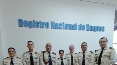 El Suboficial Encargado General de la Prefectura Naval visitó la Dirección de Policía de Seguridad de la Navegación y el Registro Nacional de Buques