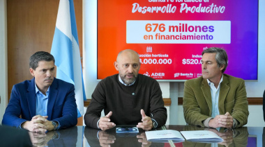 Santa Fe destinó más de $3.200 millones para sostener las cadenas textil, hortícola, frutillera y arrocera