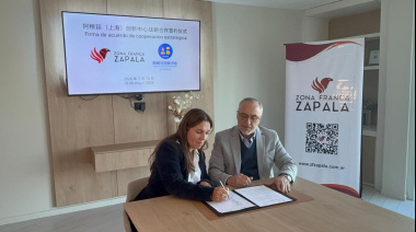Zona Franca Zapala firmó un acuerdo de cooperación con el Hub Integral de Argentina en Shanghái