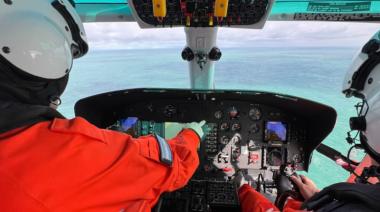 Prefectura Naval aeroevacuó a un tripulante de un carguero maltés