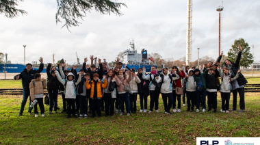 Puerto La Plata relanzó su programa de visitas guiadas gratuitas para escuelas y público general