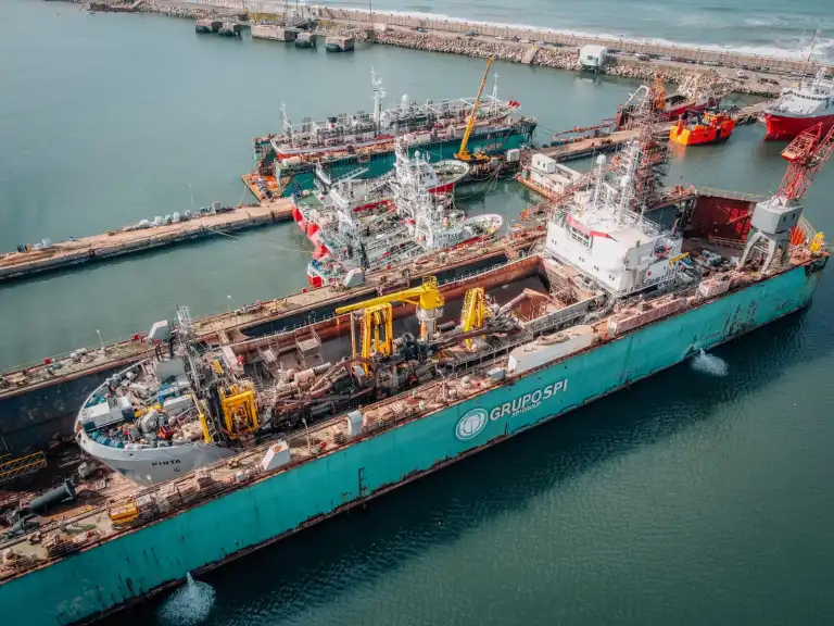 La draga “Pinta” entra en reparación integral en SPI Astilleros