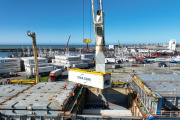 La empresa Lamb Weston realiza su primera exportación de papa procesada desde el Puerto de Mar del Plata