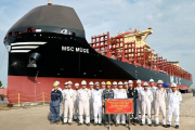 New Times Shipyard entrega a MSC un nuevo portacontenedores de doble combustible a GNL