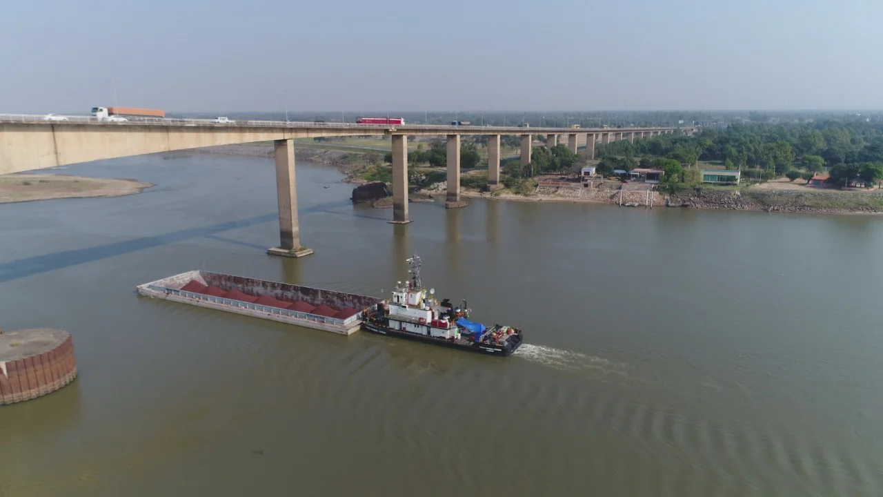 La Prefectura General Naval actualizó el límite de calado permitido en el río Paraguay