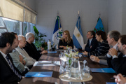 Dock Sud avanzó con Avellaneda y CAF en una agenda estratégica de Ciudad Puerto