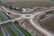 El desvío de tránsito pesado a los puertos de Timbúes alcanza el 90% de avance