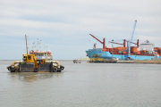 Bahía Blanca licitó el dragado de mantenimiento y profundización de su canal de acceso